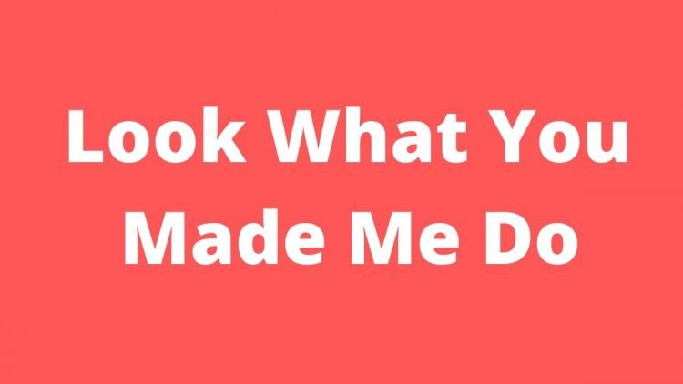 Look What You Made Me Do (Taylor Swift) – Piano Notes & Sheet Music